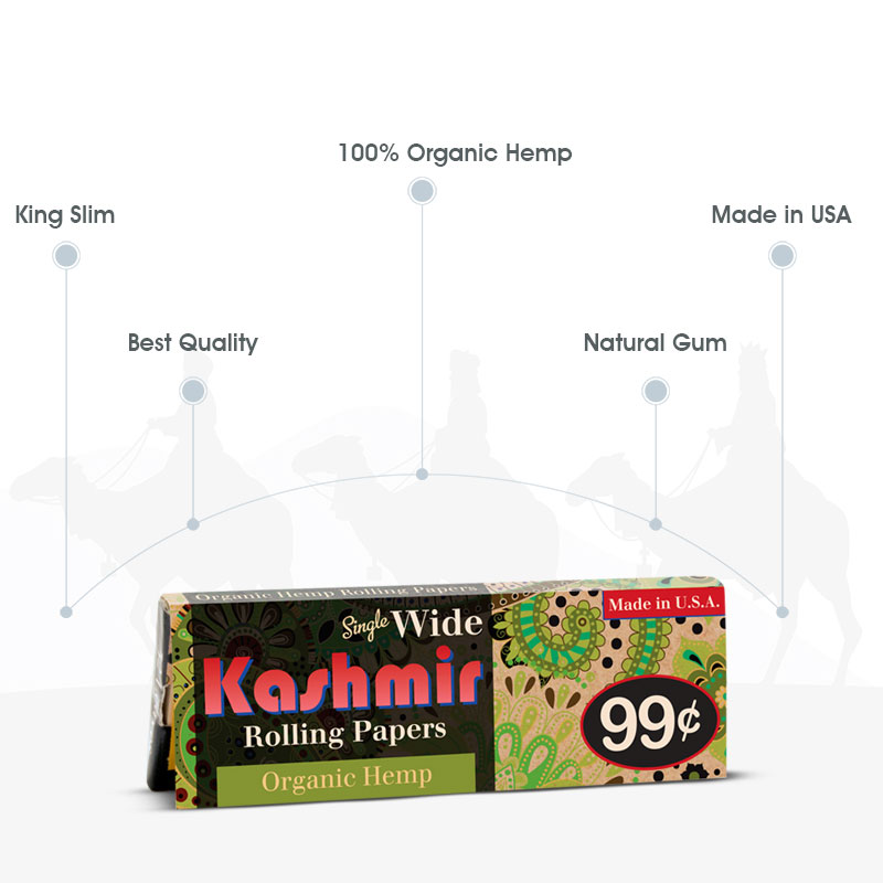 Second image of Organic Hemp Single Wide Rolling Papers