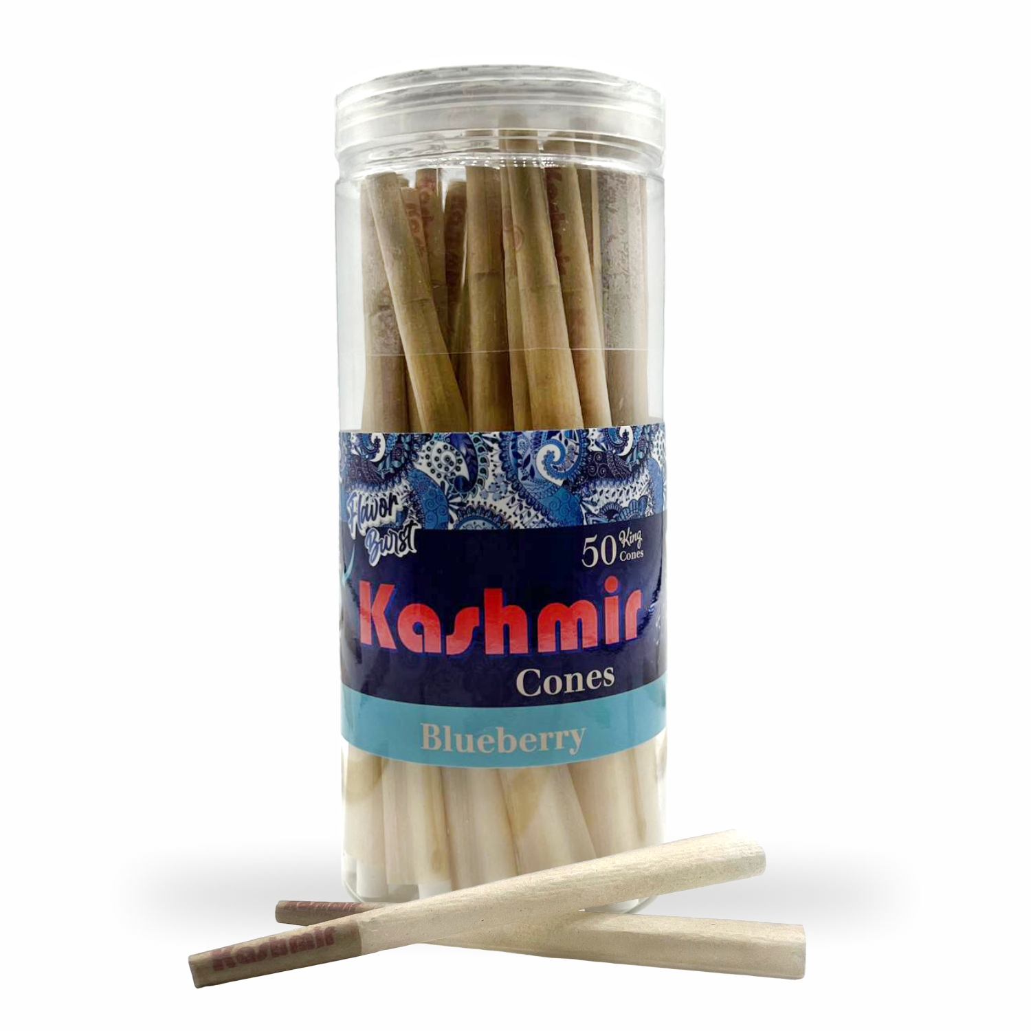 Blueberry Flavored Pre Rolled Cones - 1¼ Size - 50ct