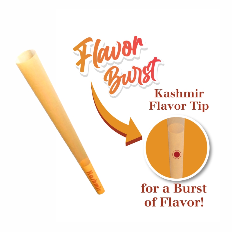 Second image of Kashmir Pre-Rolled Mango Flavored 1¼ Cones: 6CT