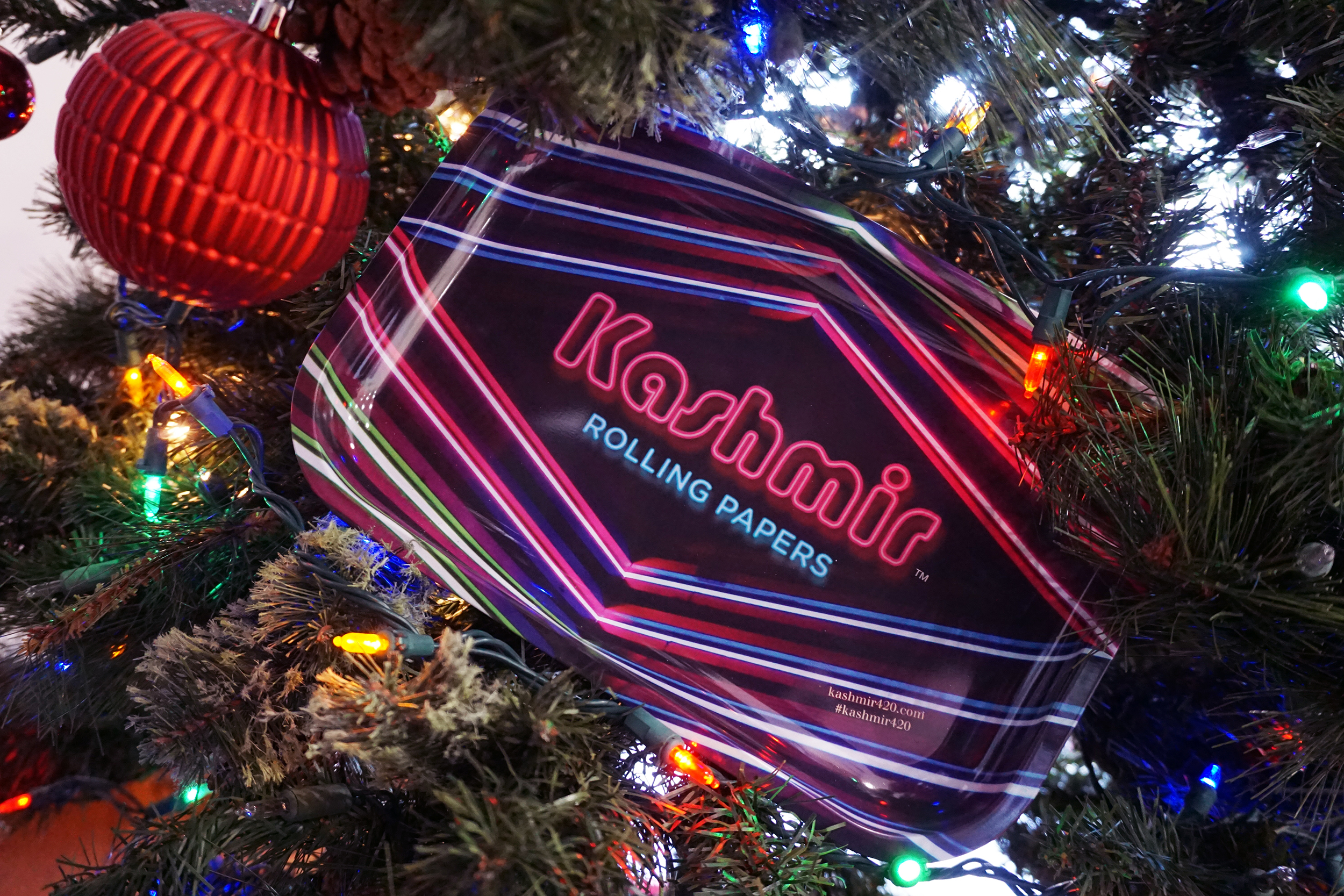 Second image of Kashmir Special Edition #5 Rolling Tray: Neon (Pack of 6)