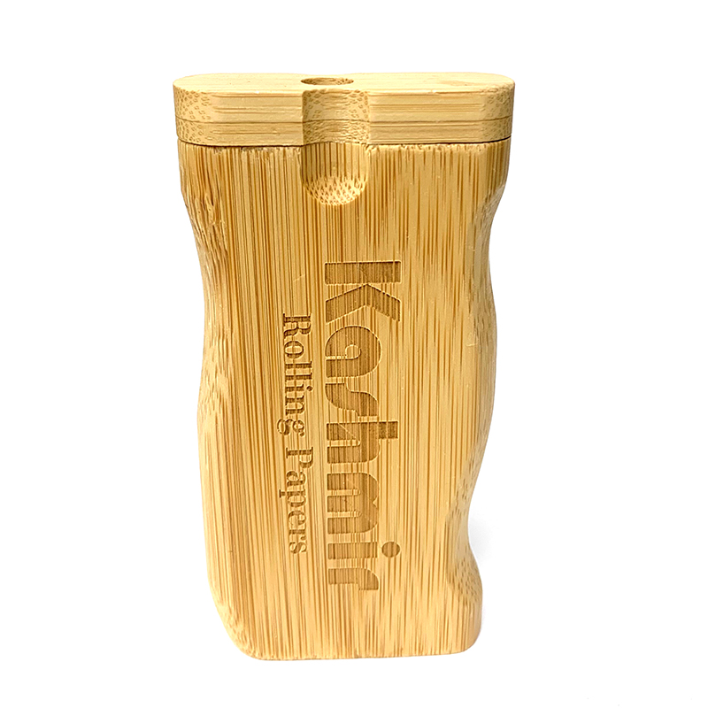 Second image of CURVED BAMBOO DUGOUT W/ BLACK PIPE & POKER