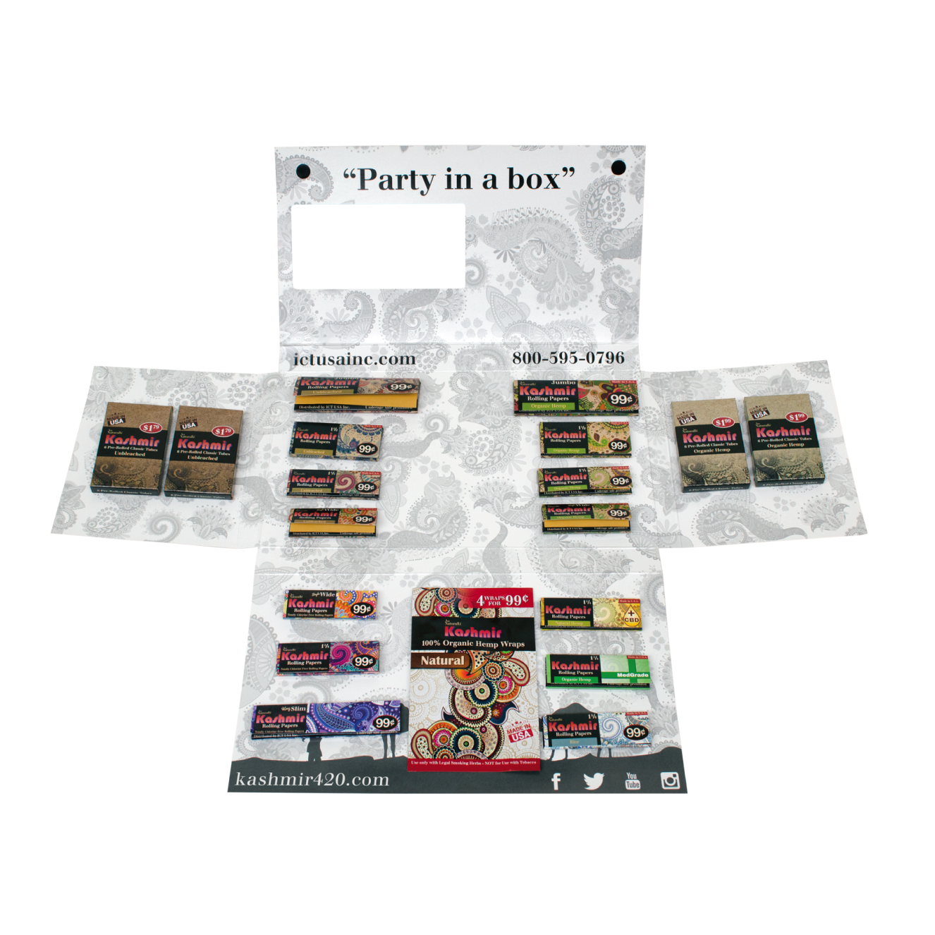 Second image of Rolling Papers Variety Bundle Party Pack