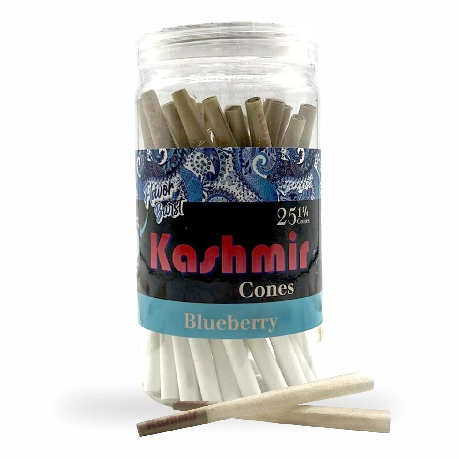 Blueberry Flavored Pre Rolled Cones - 1¼ Size - 25ct