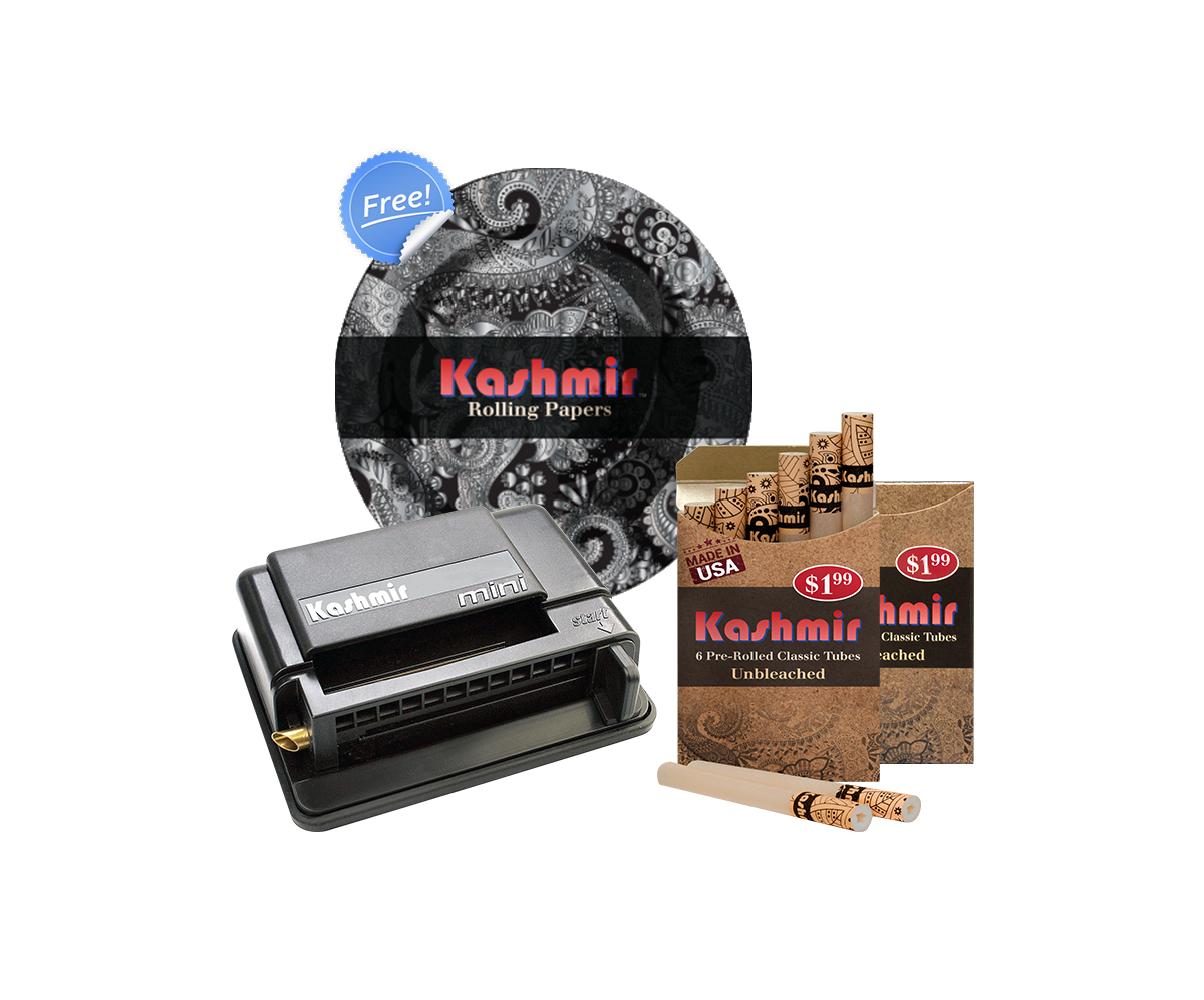 Kashmir 10 Pack Tubes Bundle: Unbleached