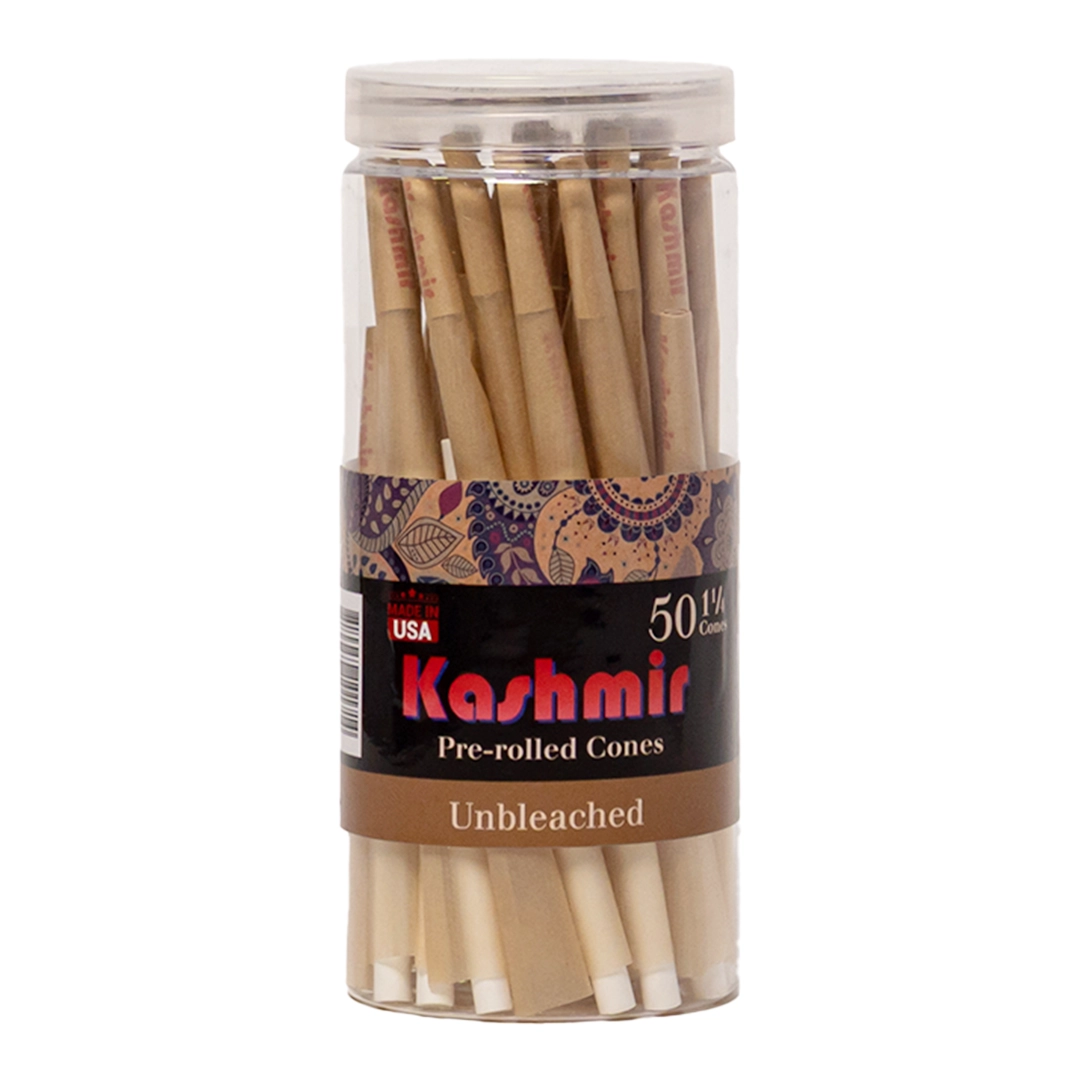 1 1/4 Unbleached Cones - 50 ct